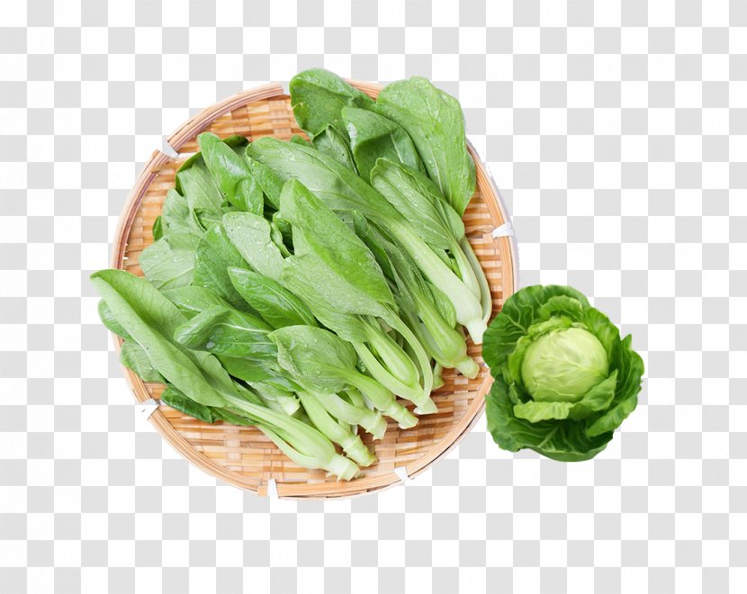 Cabbage Vegetable Food Gratis - A Basket Of Vegetables Transparent PNG
