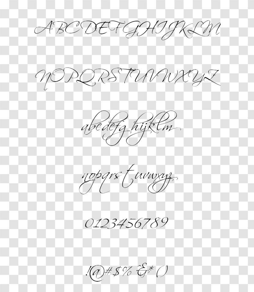 Paper Handwriting Line Love Font Transparent PNG