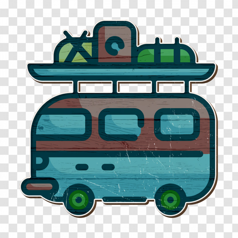 Travel Icon Camper Van Icon Transparent PNG