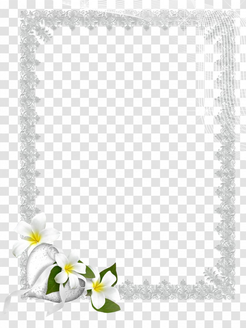 Picture Frames Decorative Photography Psd - Flower - Pearls Transparent PNG