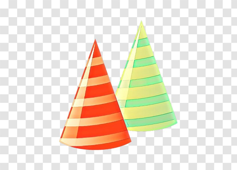 Birthday Hat Cartoon - Triangle Party Supply Transparent PNG