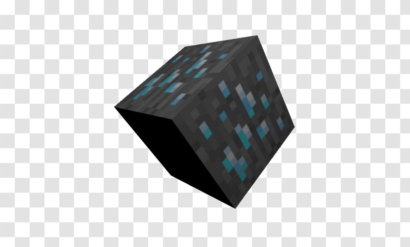 Square Meter Black M - Minecraft Diamond Axe Transparent PNG