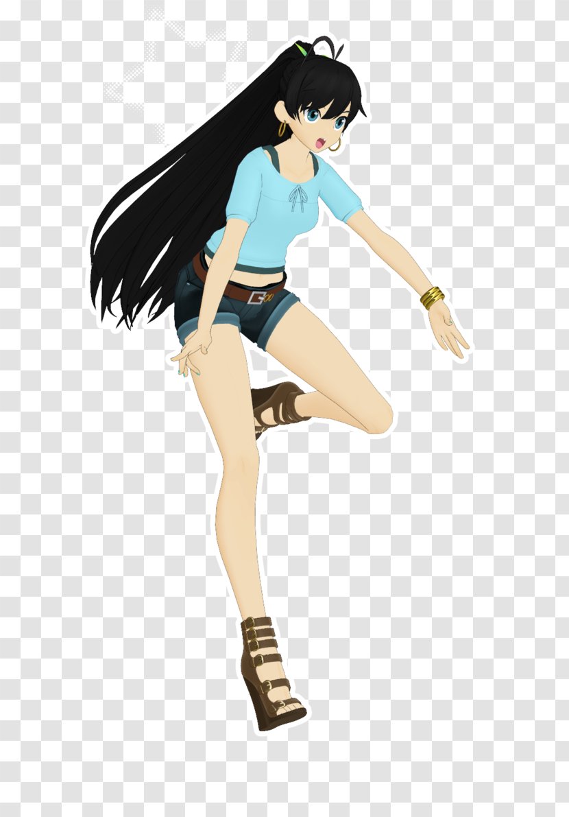 MikuMikuDance Hibiki DeviantArt Character - Watercolor - Idolmaster Transparent PNG