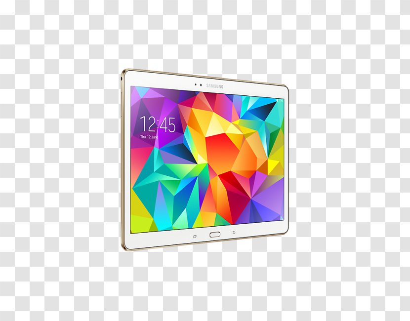 Samsung Galaxy Tab S 8.4 A 10.1 Exynos Dazzling White - Tablet Computers Transparent PNG