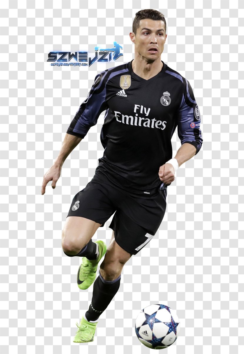 Cristiano Ronaldo Football Player Real Madrid C.F. Sport - Jersey Transparent PNG