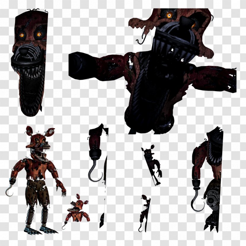 Five Nights At Freddy's 2 3 4 Nightmare - Freddy S - Foxy Transparent PNG
