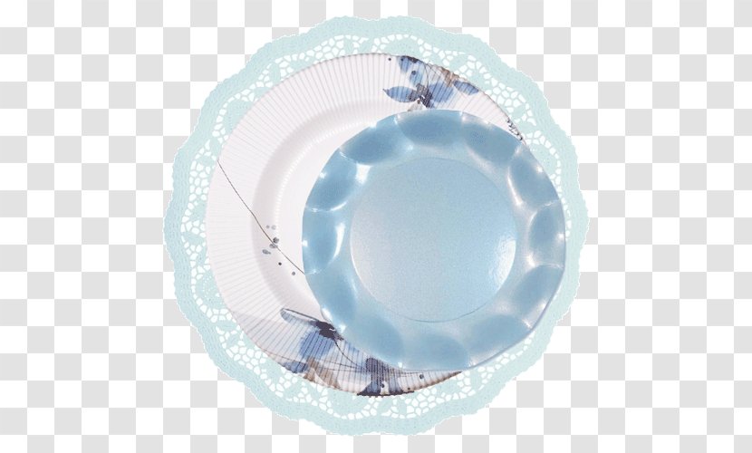 Plate Sky Blue Transparent PNG