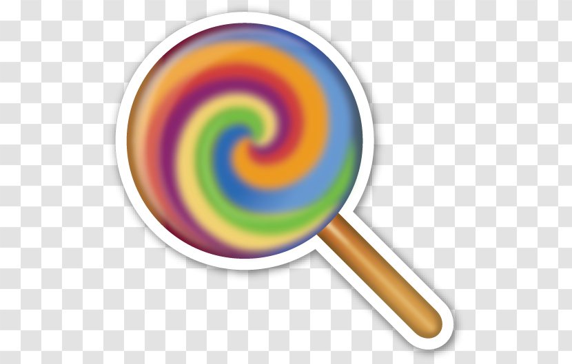 Lollipop Emoji Sticker Smiley IPhone - Emoticon - Colored Transparent PNG