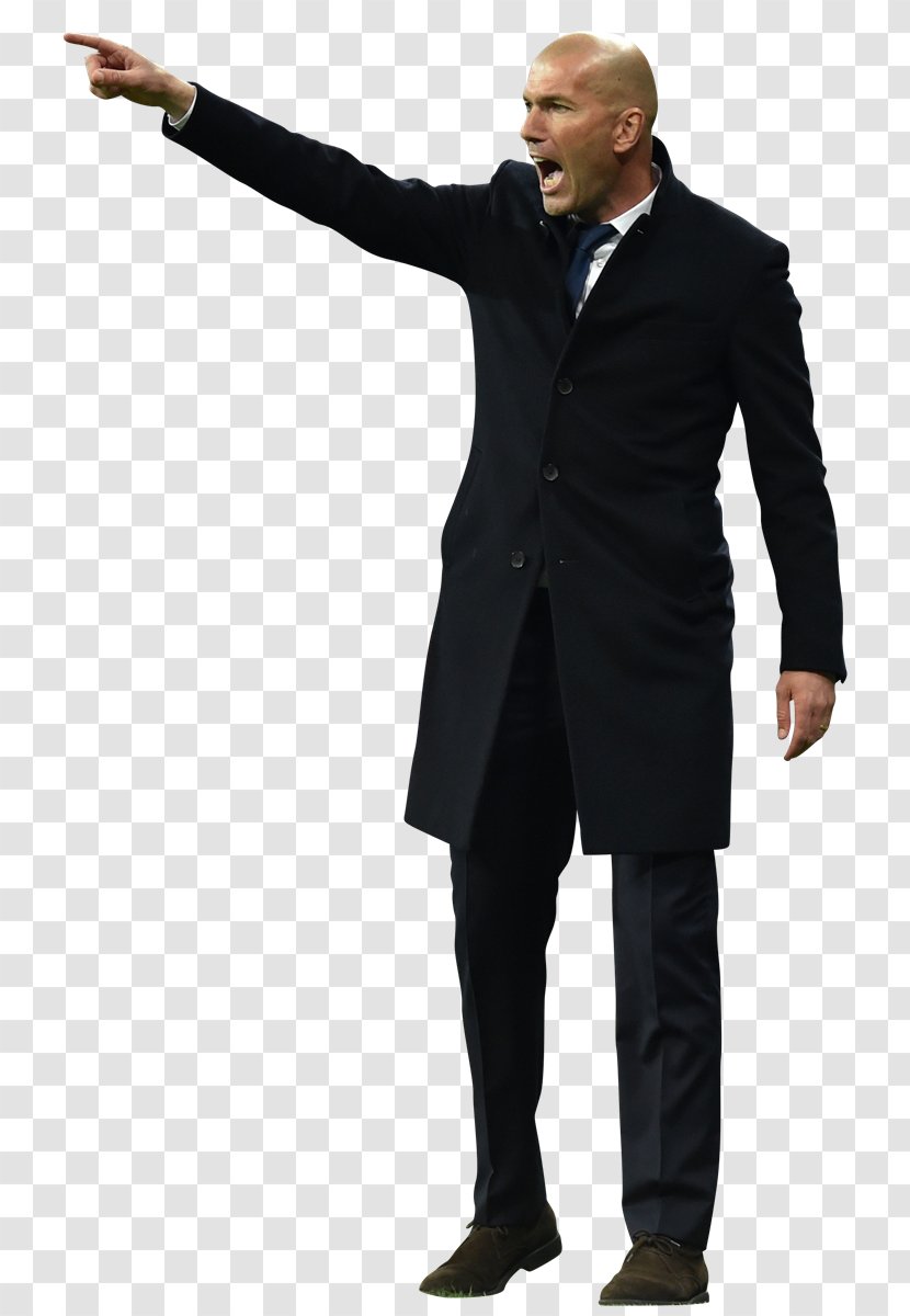 Zinedine Zidane Real Madrid C.F. Coach Football Player - Tuxedo - Zidan Transparent PNG