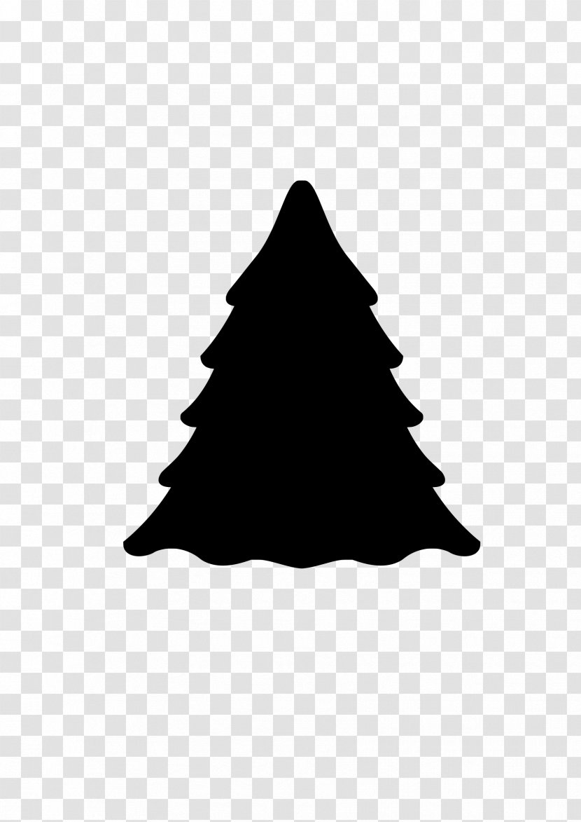 Evergreen Tree Pine Norway Spruce Fir - Picea Sitchensis - Silhouette Transparent PNG