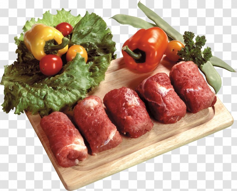 Meat Food Breakfast Sausage Bresaola - Recipe - Tomato Transparent PNG