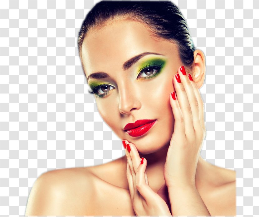 Model Cosmetics Make-up Artist Makeup Brush Rouge - Beauty Transparent PNG