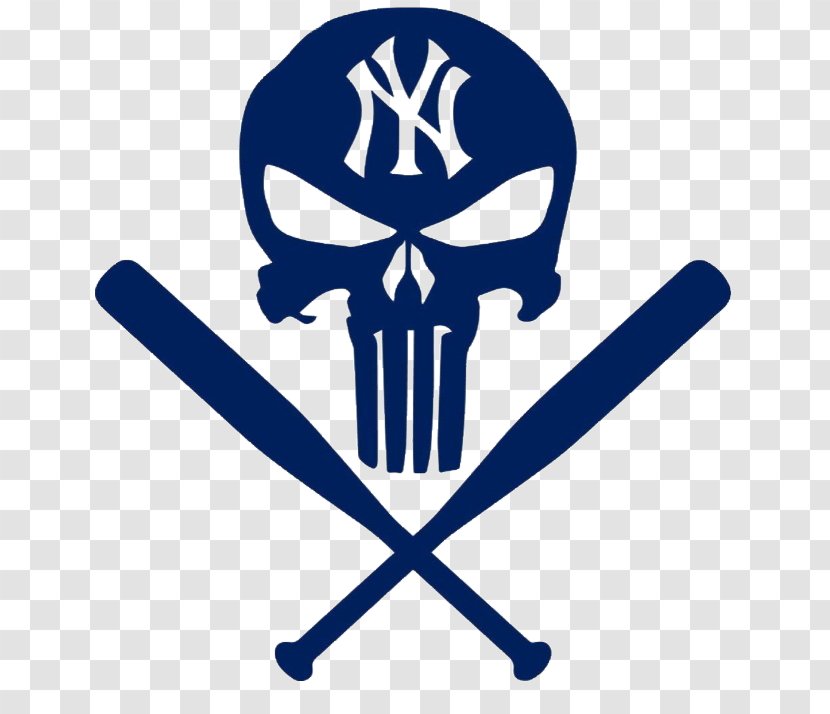 New York Yankees MLB Decal Sticker Punisher - Emblem Automotive Transparent PNG