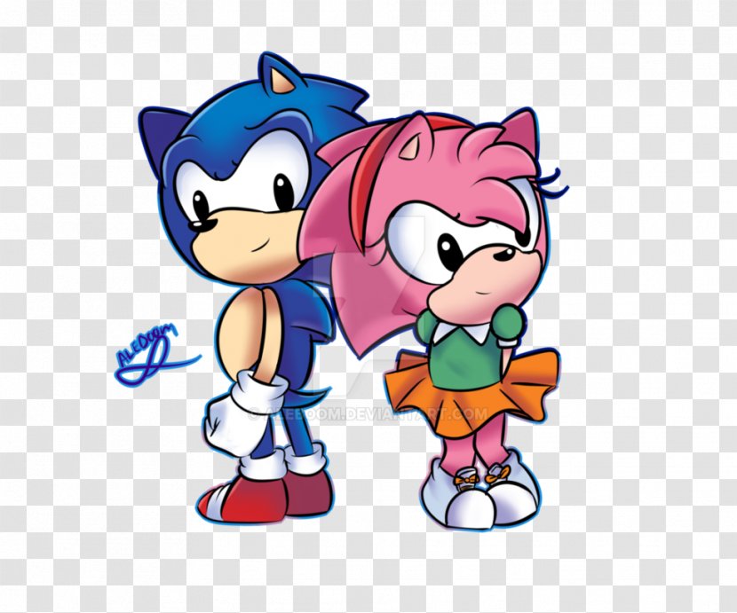 Amy Rose Sonic The Hedgehog & Sega All-Stars Racing Colors Knuckles Echidna - Cartoon - DBD Transparent PNG