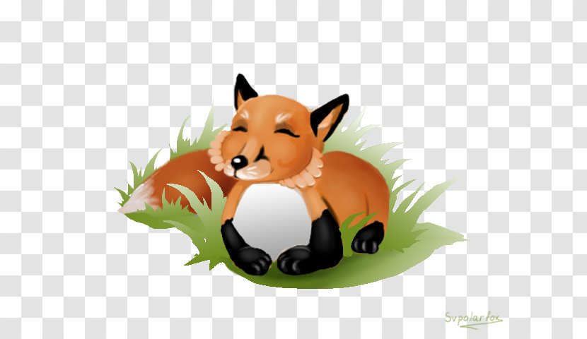 Red Fox Animated Cartoon Illustration Snout - Tail Transparent PNG