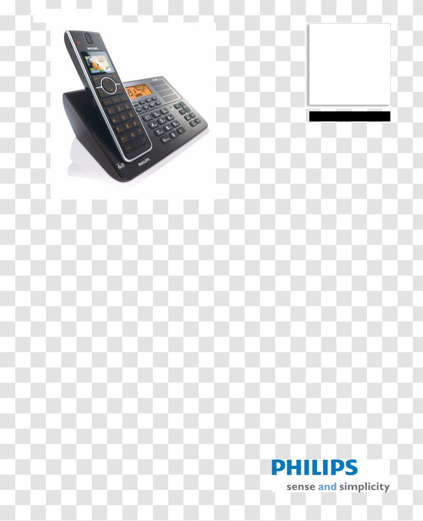 Numeric Keypads Philips SE6582B Telephone Electronics - Office Supplies - Digital Enhanced Cordless Telecommunications Transparent PNG