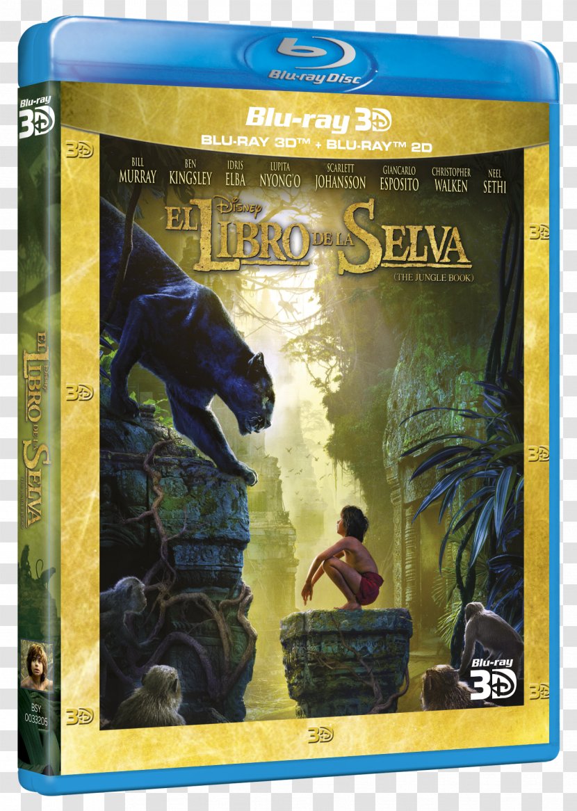 Blu-ray Disc The Jungle Book Mowgli El Libro De La Selva. Mi Libro-juego - Action Figure - Selva Transparent PNG
