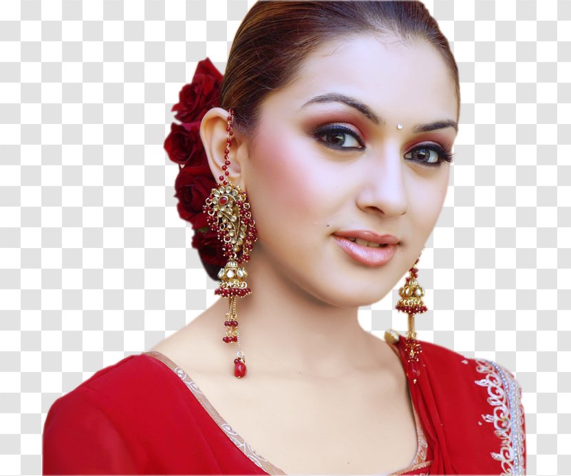 Hansika Motwani Money Hai Toh Honey Actor Sari - Silhouette Transparent PNG