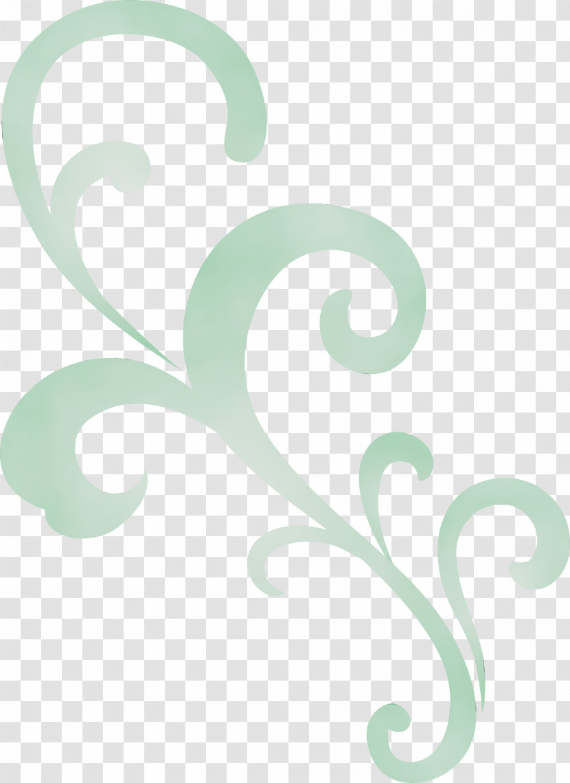 Green Font Ornament Pattern Transparent PNG