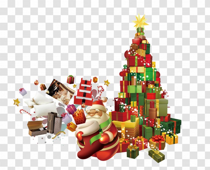 Christmas Ornament Santa Claus - Decoration - Cartoon Tree Transparent PNG