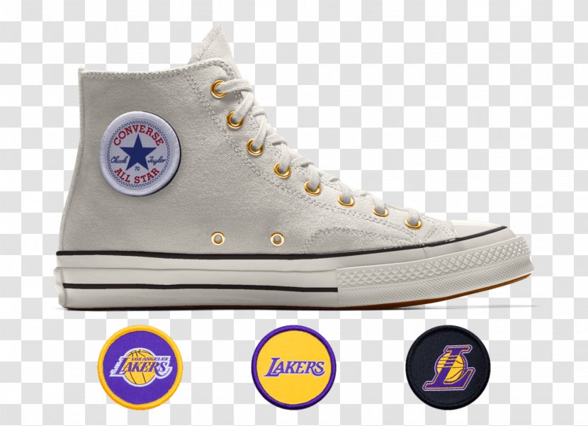 Sneakers Converse Chuck Taylor All Star '70 Hi NBA Los Angeles Lakers All-Stars - Hightop - Nba Transparent PNG