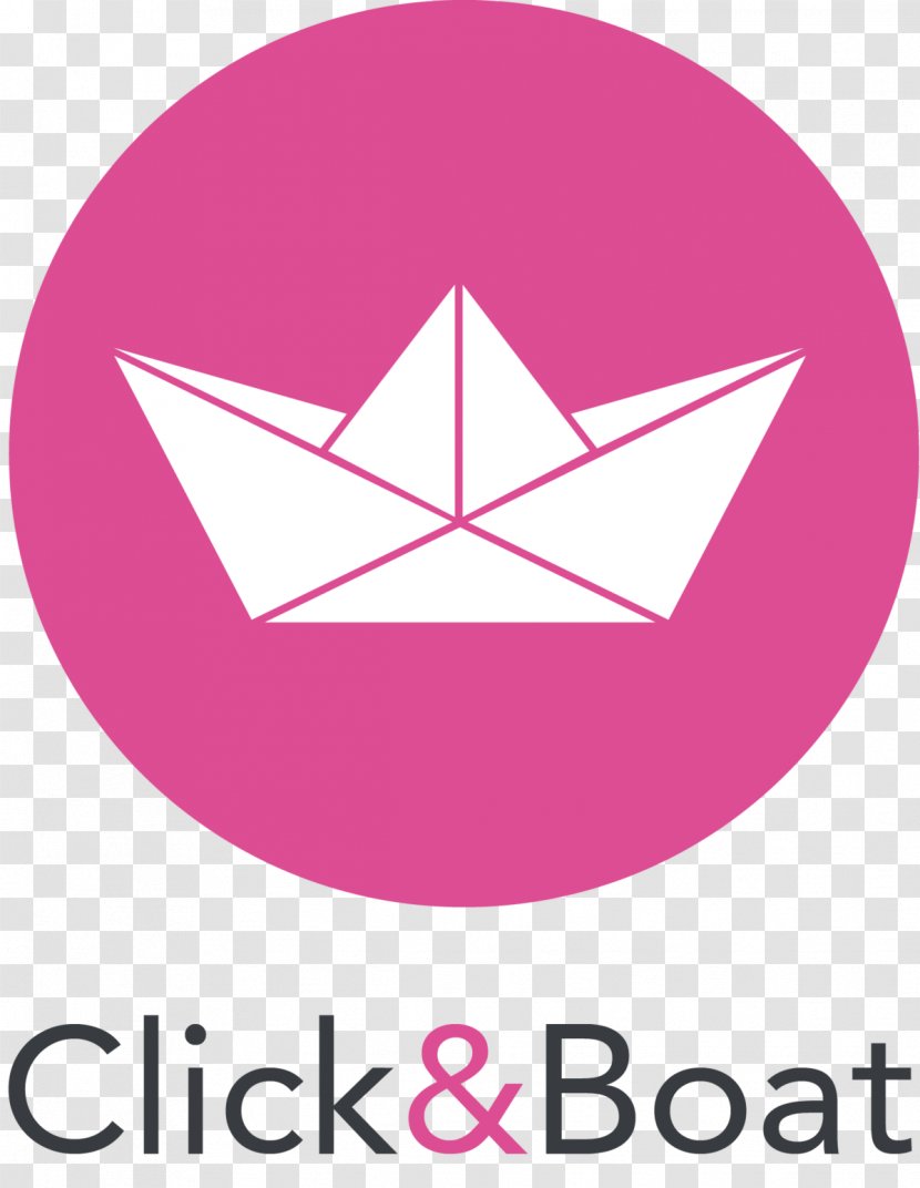 Logo Click & Boat Font - Purple Transparent PNG