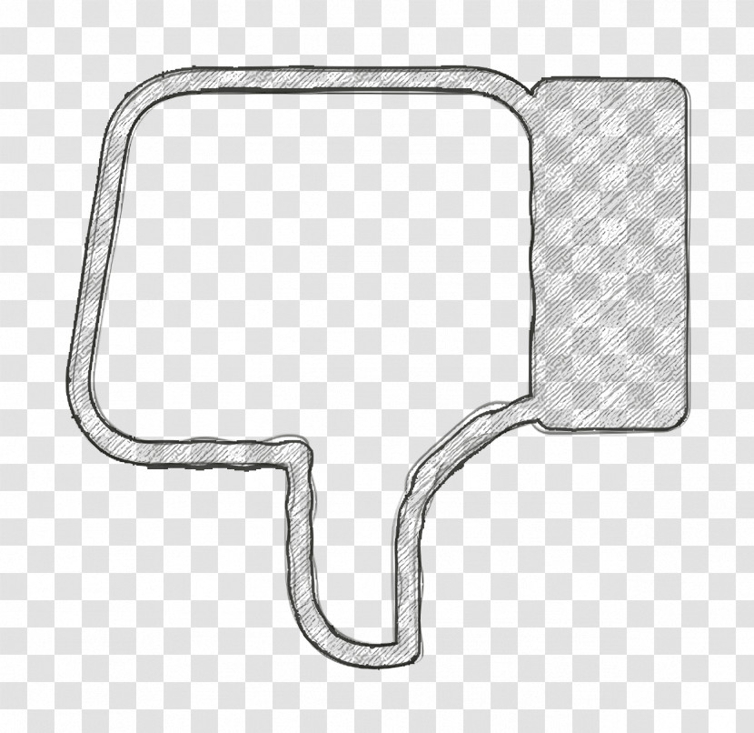 Dislike Icon Finger Icon Business Set Icon Transparent PNG