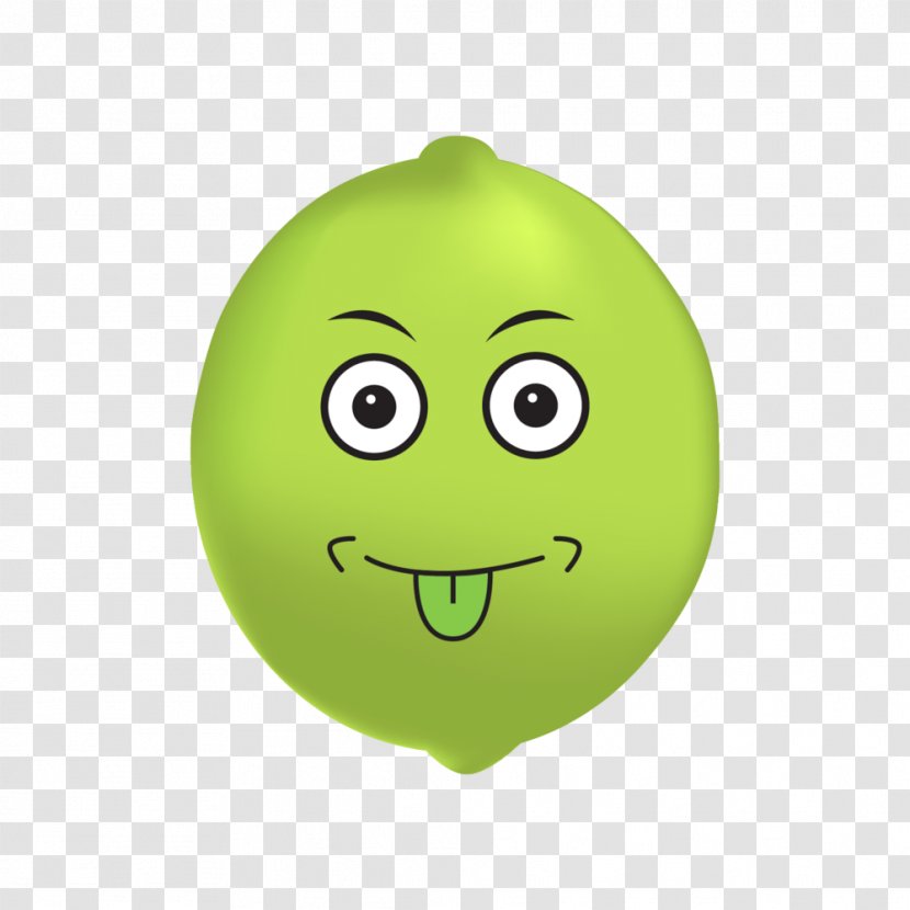 Tequila Lime Emoji Smiley Green - Polka Dot - Balloon Transparent PNG