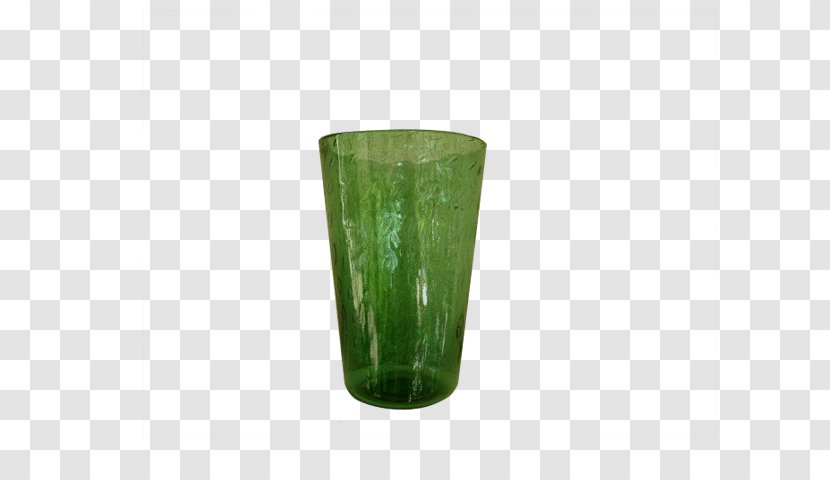 Vase Cylinder - Green - Glass Transparent PNG
