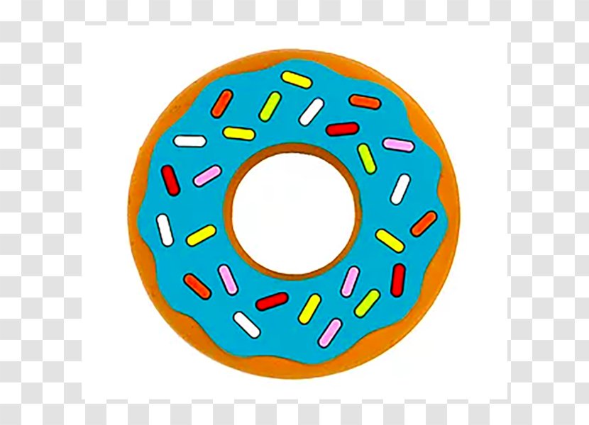 Donuts Silli Chews Teether Sprinkles Frosting & Icing - Blue Donut Transparent PNG
