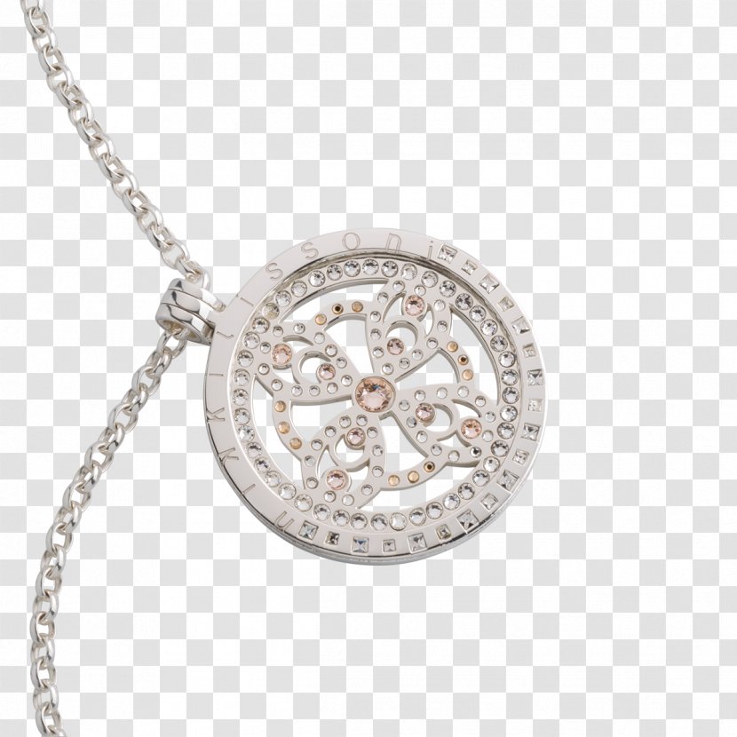 Locket Earring Necklace Silver Pendant - Diamond Transparent PNG