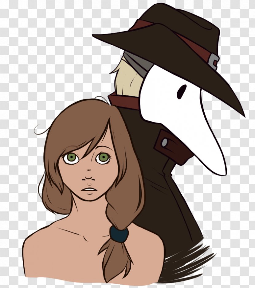 Black Death Plague Doctor Physician - Tree Transparent PNG