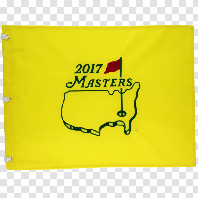 2018 Masters Tournament 2002 2017 Augusta National Golf Club 2016 - Autograph - Flag Transparent PNG