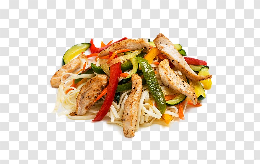 Chow Mein Lo Fried Noodles Chinese Thai Cuisine - Asian Food Transparent PNG