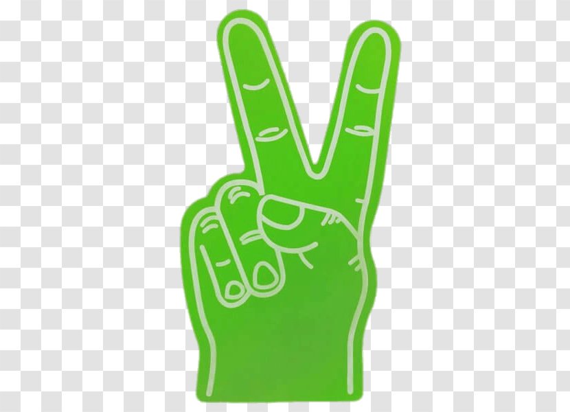 Green Personal Protective Equipment Finger Hand Gesture - Thumb Sports Gear Transparent PNG