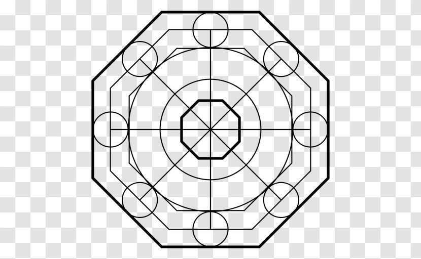 Circle Geometry Octagon Geometric Shape Point Transparent PNG