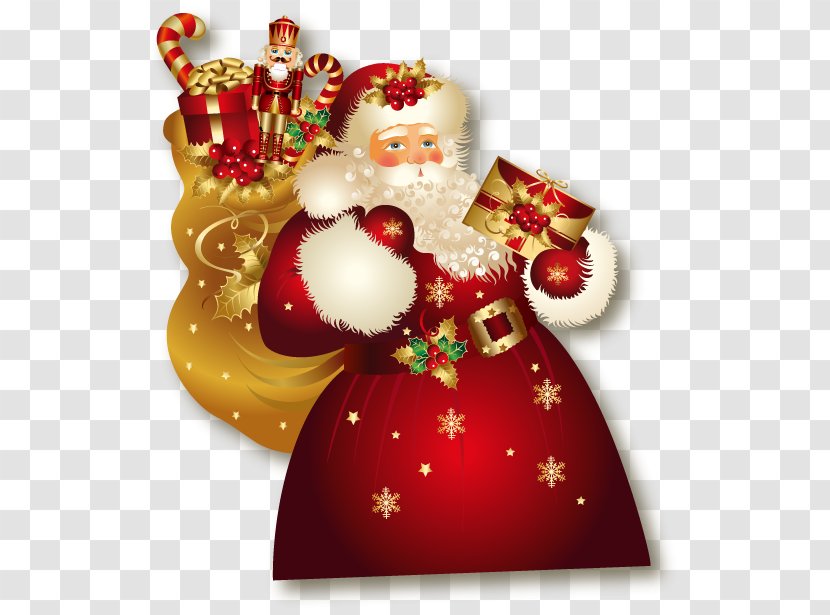 Santa Claus Greeting Card Christmas - Gift Transparent PNG