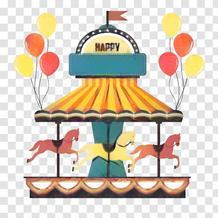 Carousel Vector Graphics Image Horse - Cake Decorating Supply - Bakery Transparent PNG