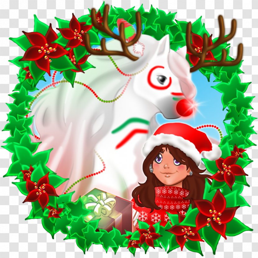 Christmas Tree Reindeer Illustration Day Clip Art - Ornament Transparent PNG