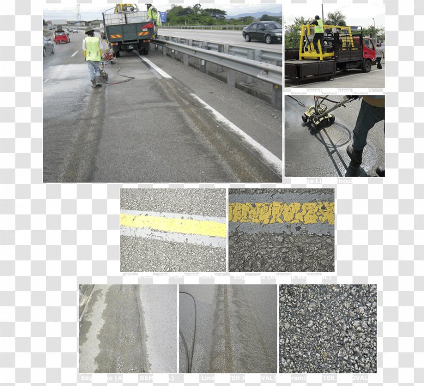Asphalt Concrete Road Surface Marking Thermoplastic Transparent PNG