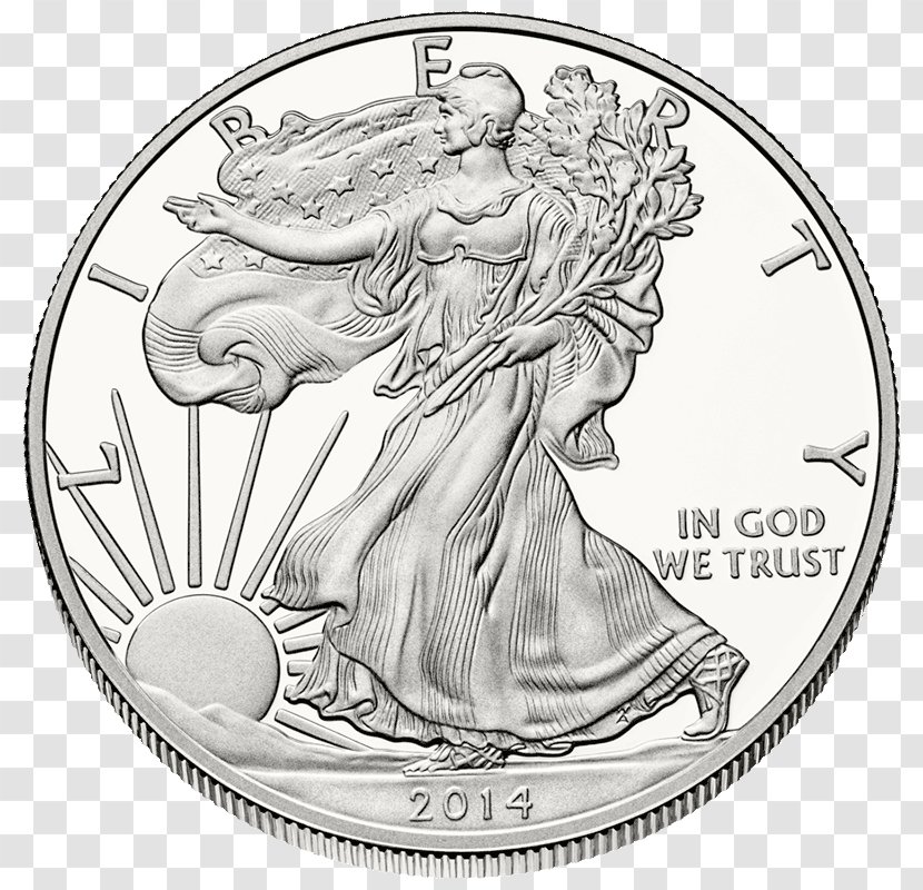 American Silver Eagle United States Mint Bullion Coin Transparent PNG