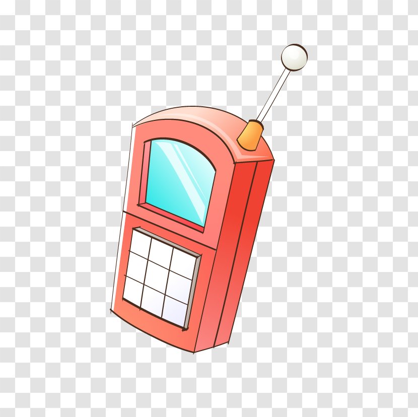 Cartoon Telephone Mobile Phones - Phone Transparent PNG