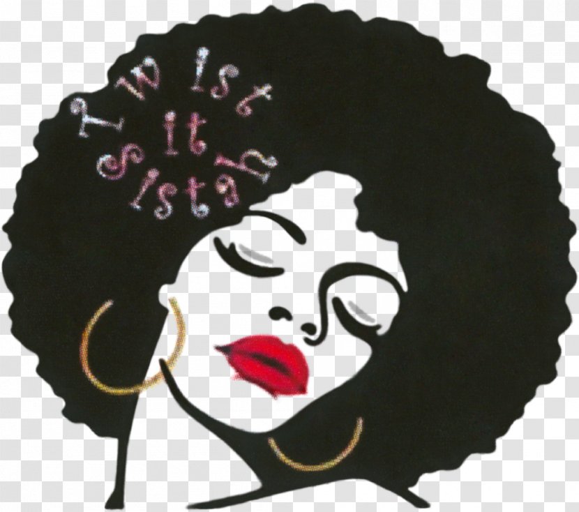 Afro-textured Hair Hairstyle Clip Art - Fashion - Black Woman