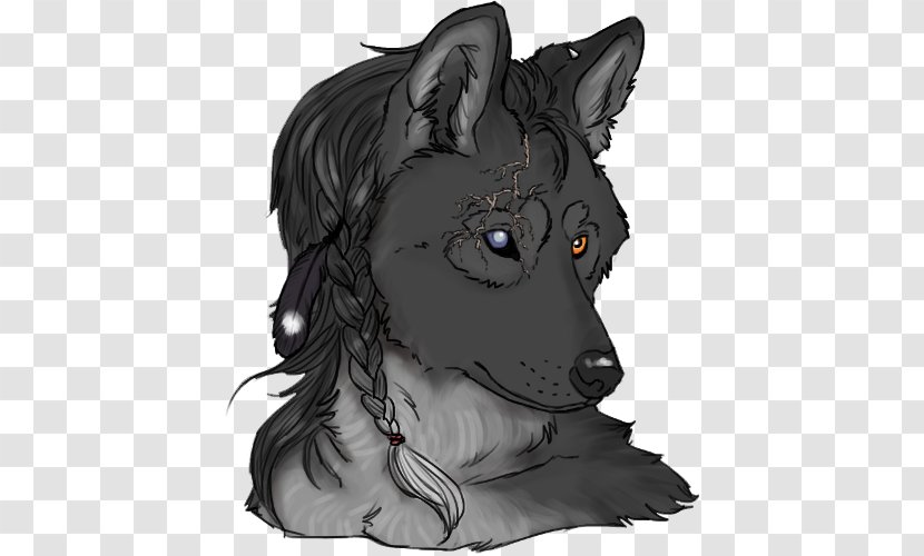 Dog Breed Werewolf Drawing Whiskers - Paw Transparent PNG