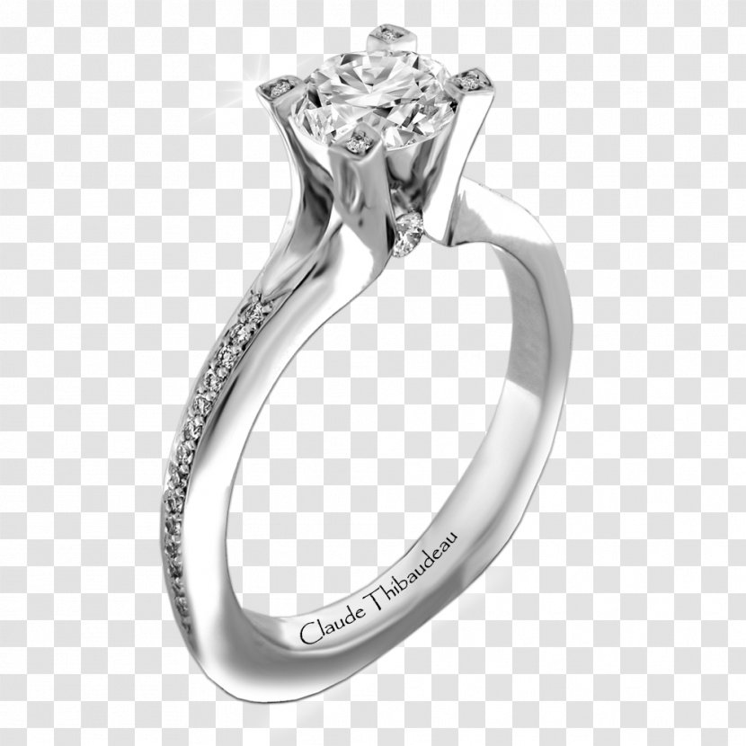 Wedding Ring Engagement Jewellery - Princess Cut Transparent PNG