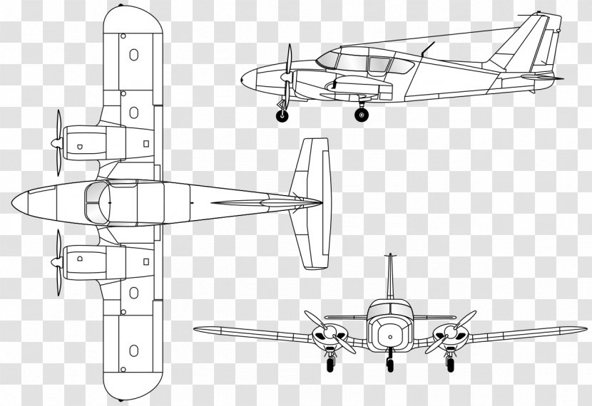Piper PA-23 Aircraft PA-31 Navajo PA-38 Tomahawk Propeller - Wiring Diagram - Aztec Banner Transparent PNG
