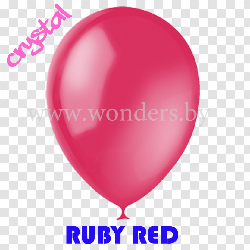 Toy Balloon Latex Plastic Aqueous Solution - Ruby Transparent PNG