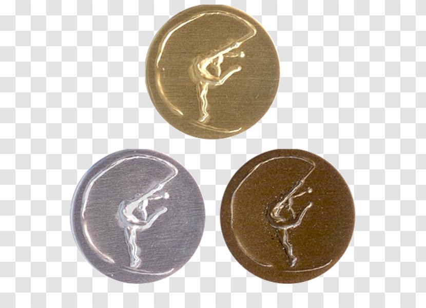 Medal Coin Gymnastics Plaquette Jeton - Trophy Transparent PNG