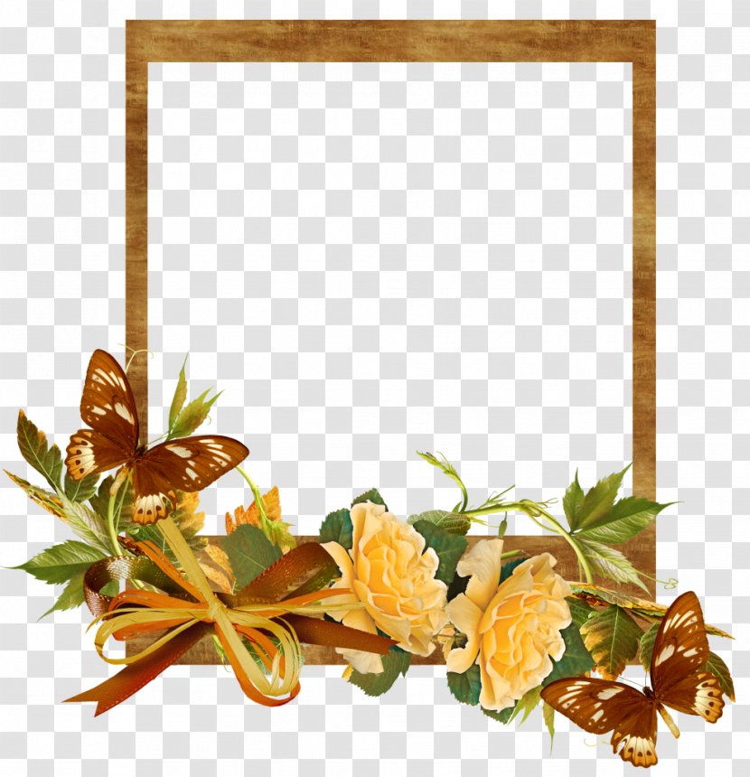 Desktop Wallpaper Flower - Floral Design - Happy Frame Transparent PNG