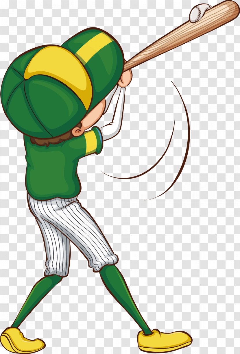 Baseball Drawing Player Illustration - Game - Green Junior Overtime Transparent PNG